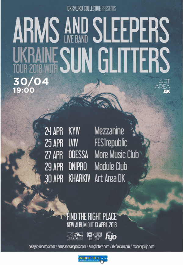 Arms and Sleepers /live band, USA + Sun Glitters /live, LUX