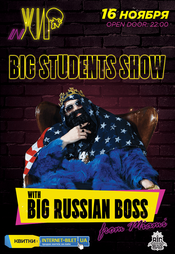 Big Russian Boss. BIG STUDENTS SHOW from Miami