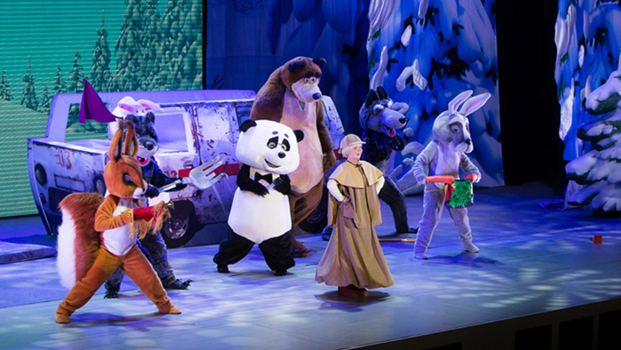 Новогоднее Представление Маша И Медведь